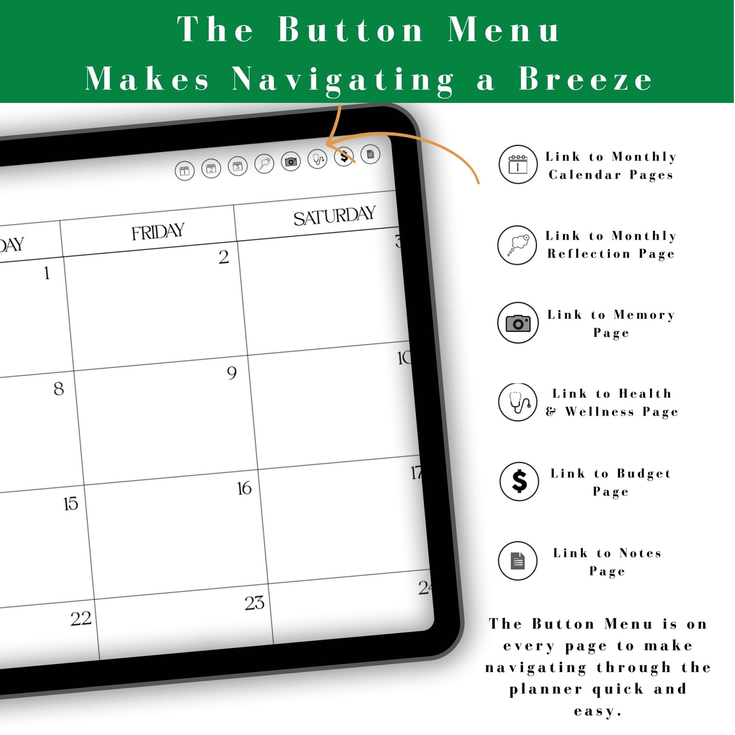 March 2024 Monthly Digital Planner