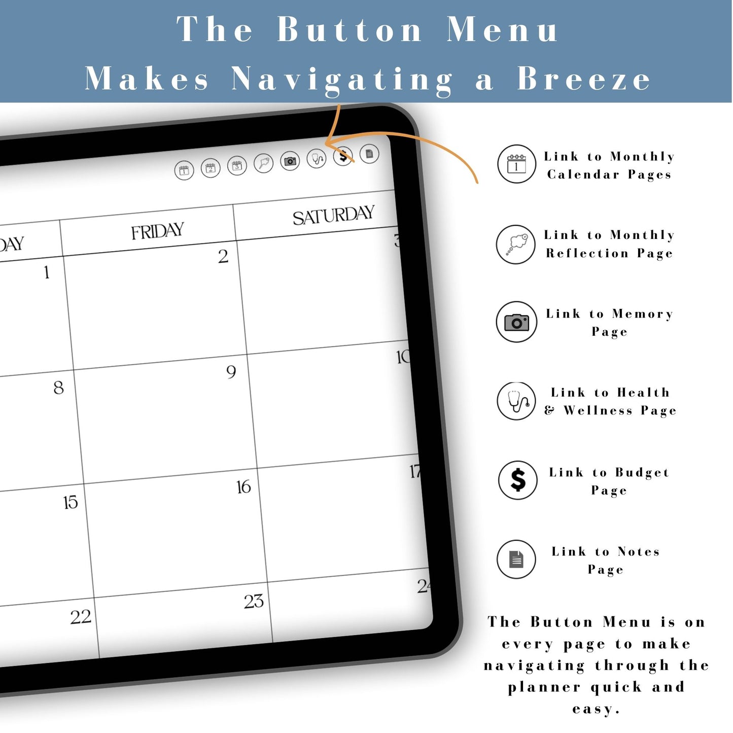 April 2024 Monthly Digital Planner